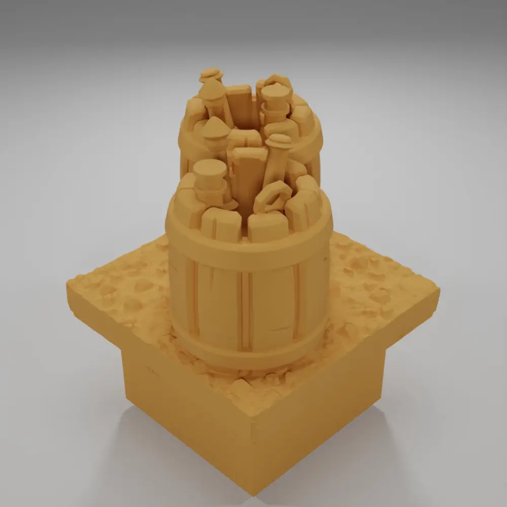 Barrels - Ramparts & Ruins - Dungeon Blocks
