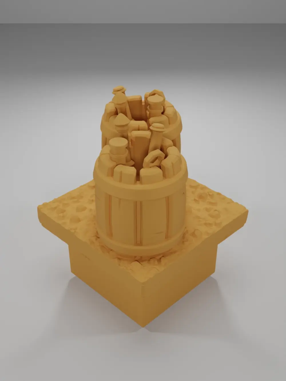 Barrels - Ramparts & Ruins - Dungeon Blocks