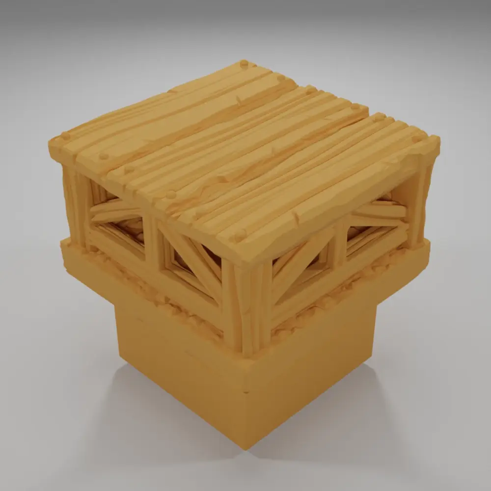 Empty Table - Ramparts & Ruins - Dungeon Blocks