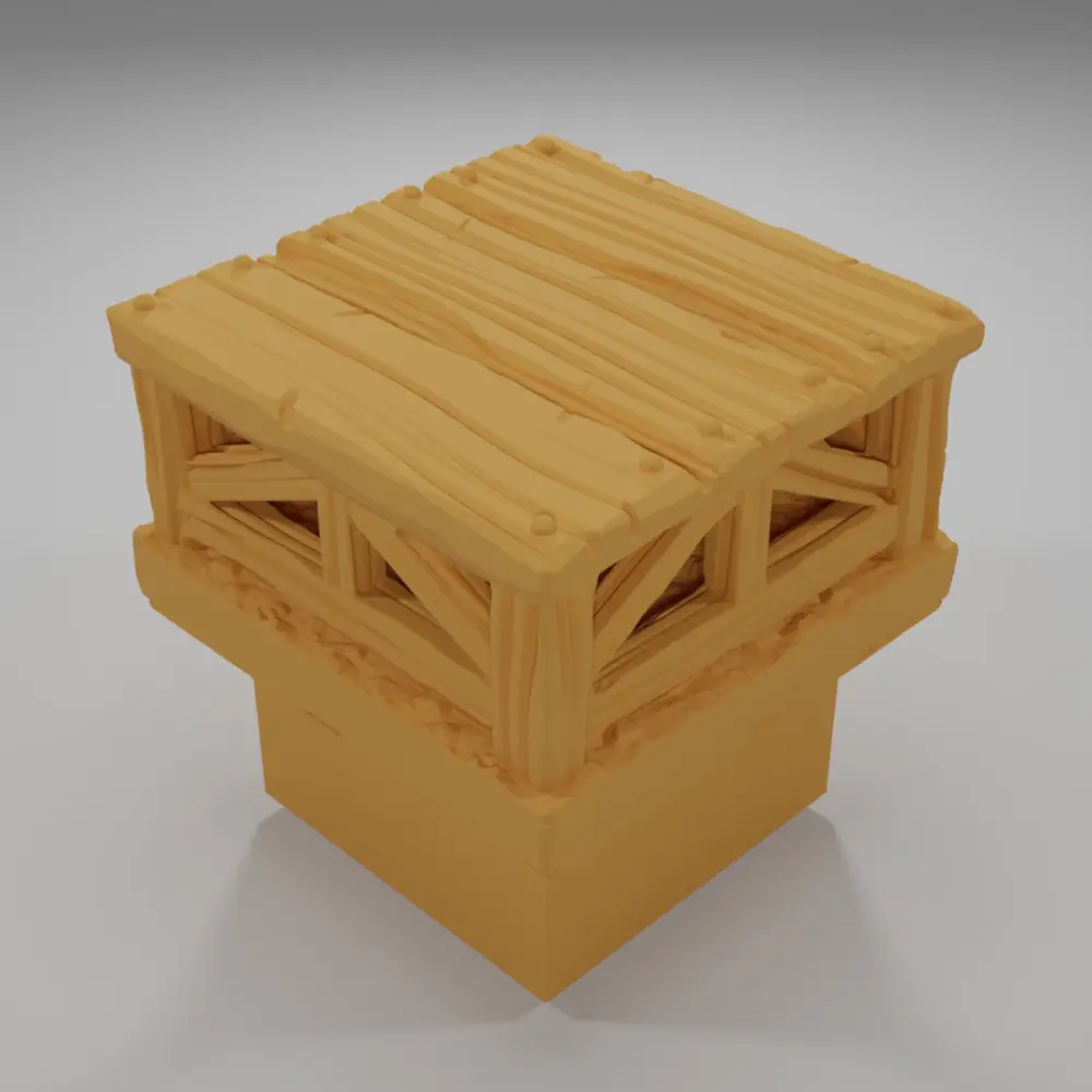 Empty Table - Ramparts & Ruins - Dungeon Blocks