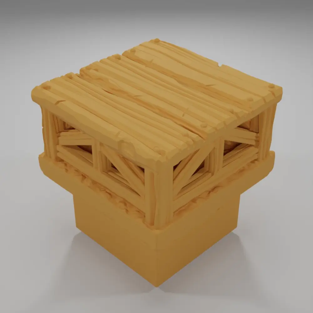 Empty Table - Ramparts & Ruins - Dungeon Blocks