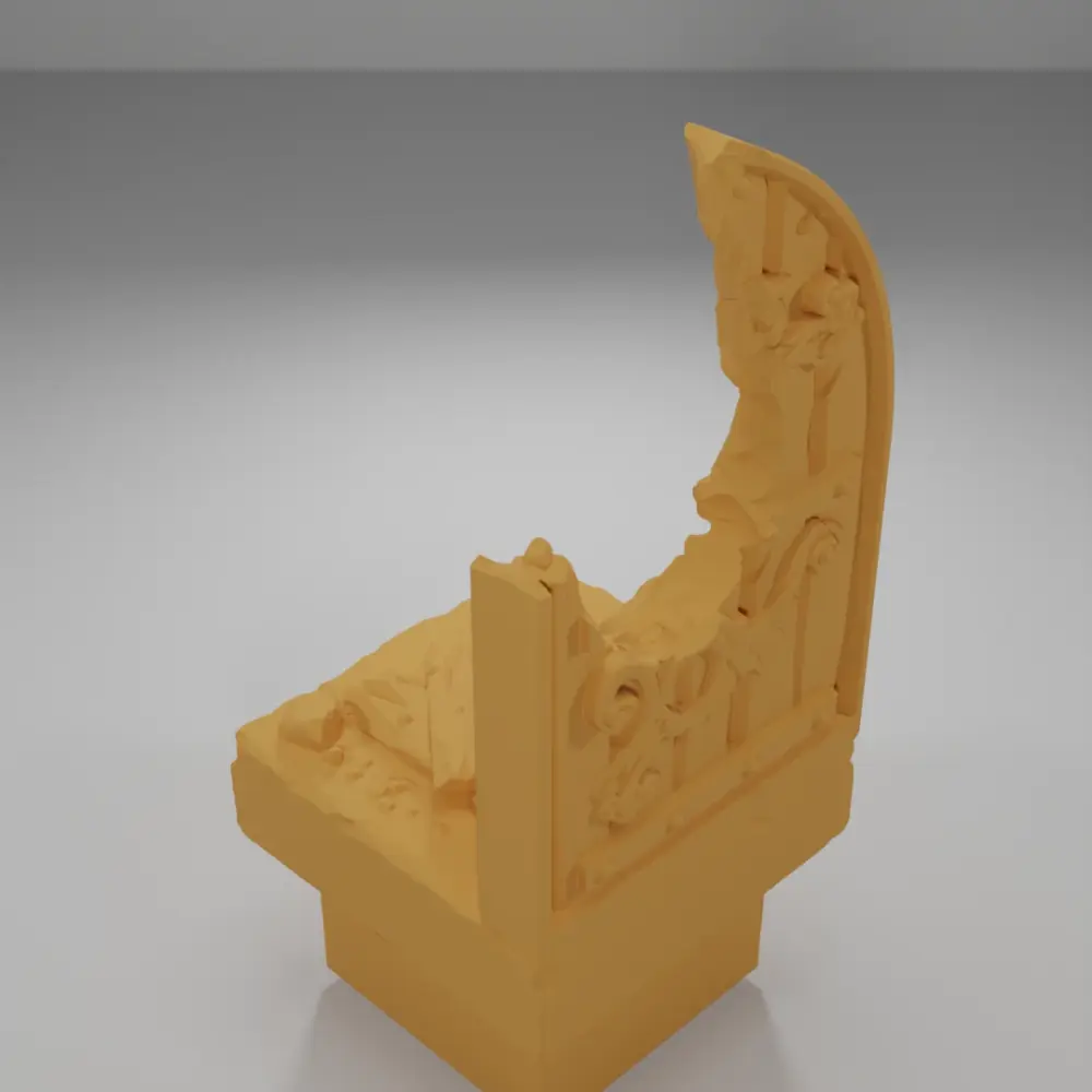 Double Door Left Broken - Ramparts & Ruins - Dungeon Blocks