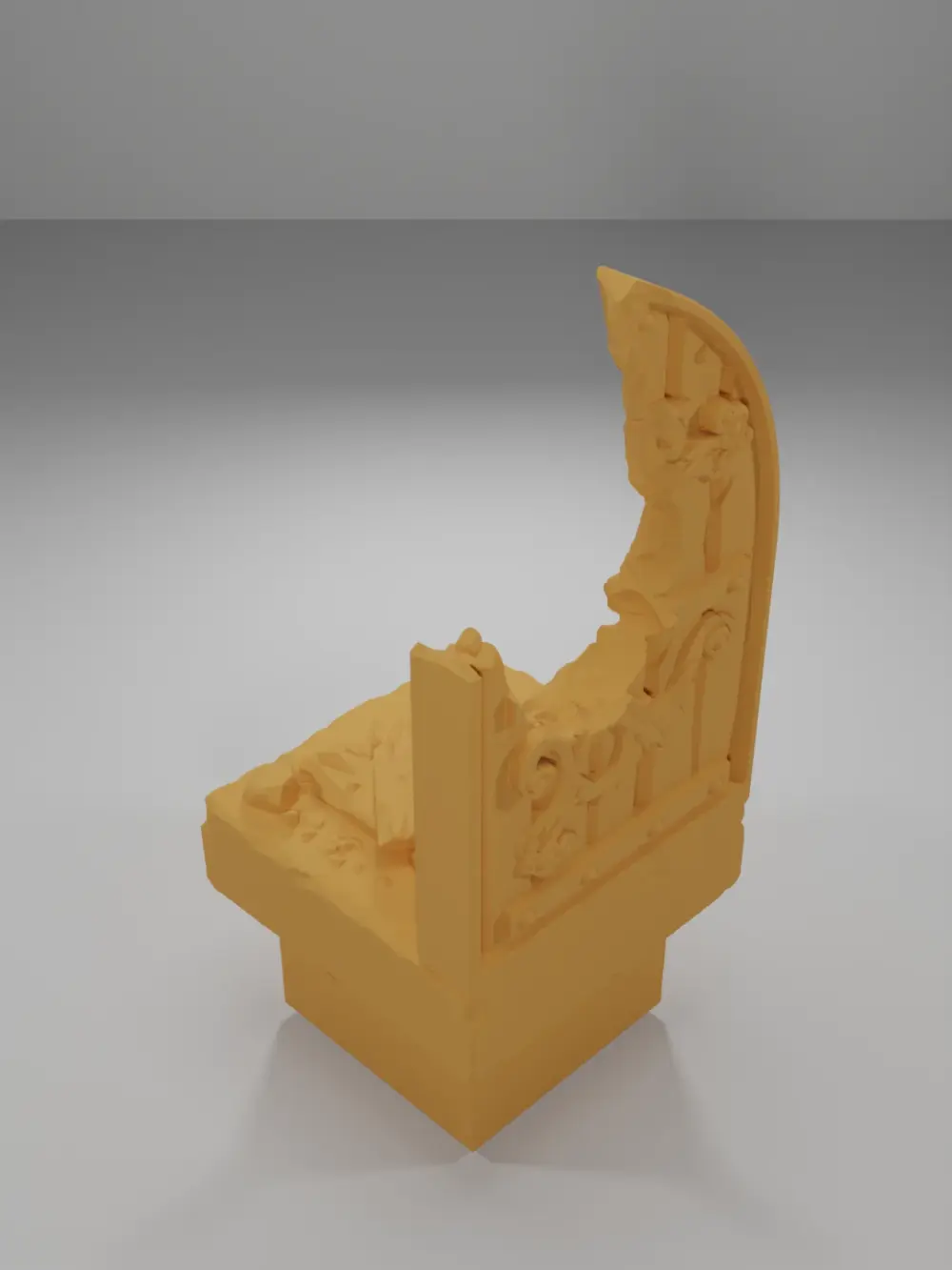 Double Door Left Broken - Ramparts & Ruins - Dungeon Blocks