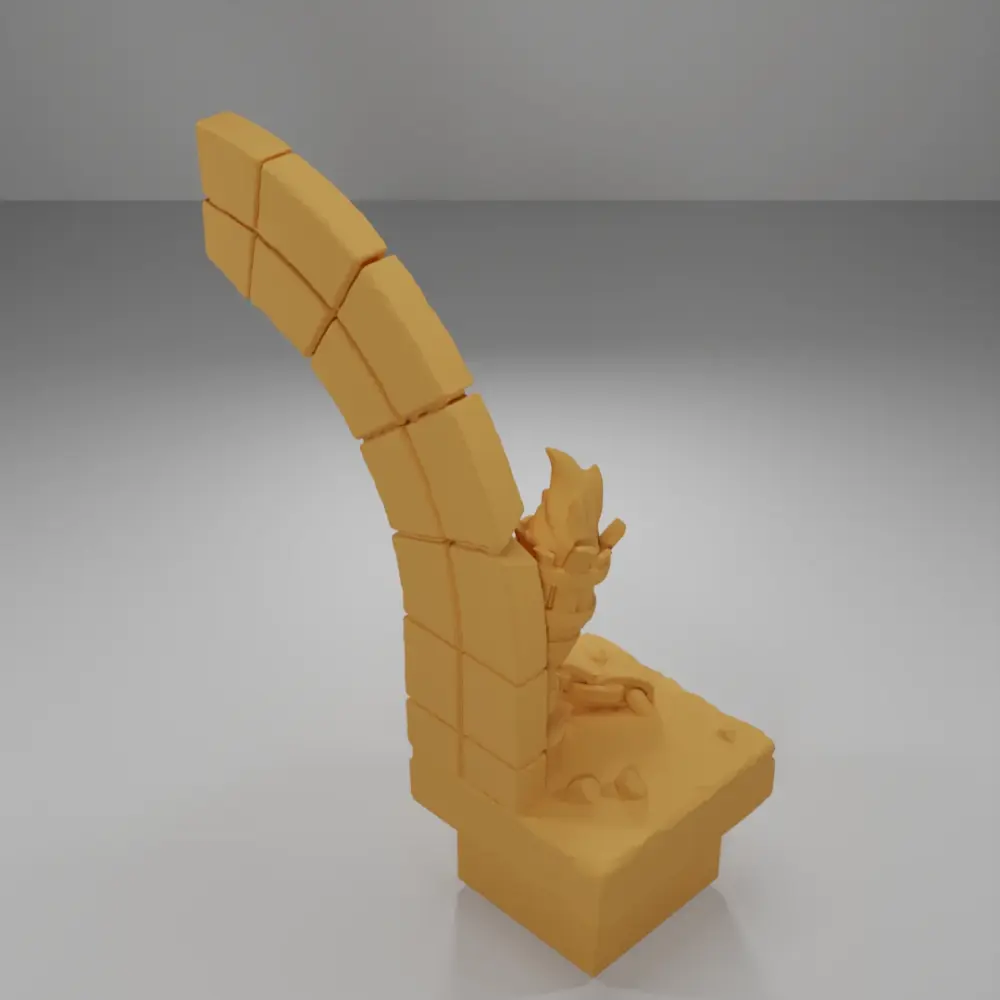 Entrance Arch Left - Ramparts & Ruins - Dungeon Blocks