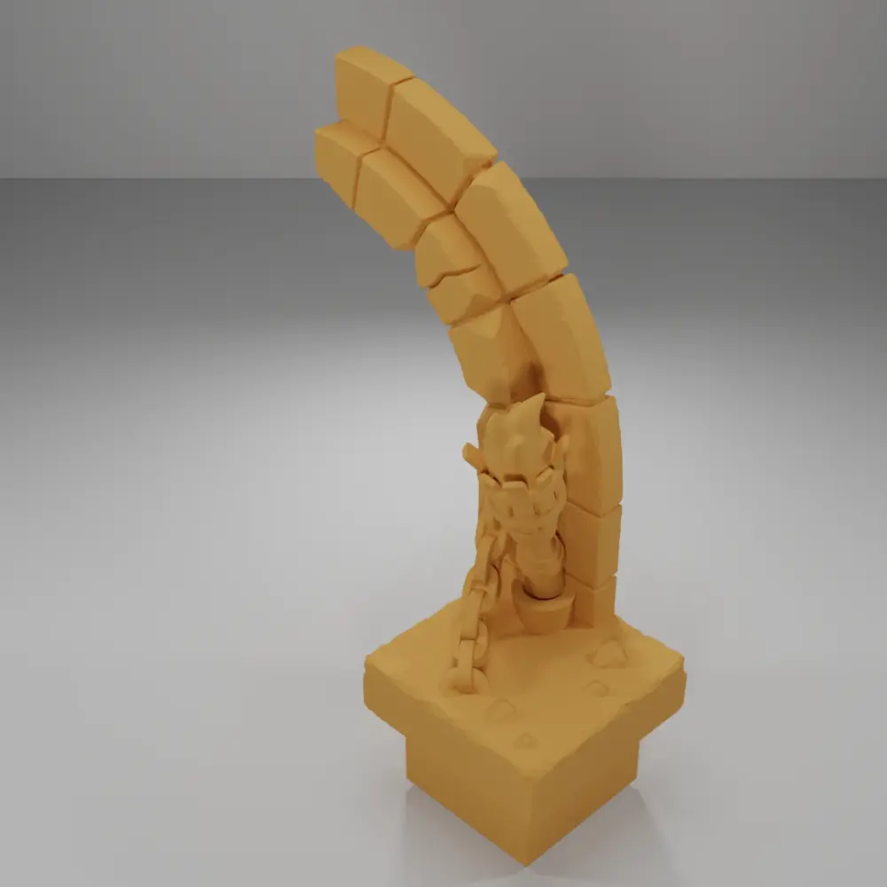Entrance Arch Right - Ramparts & Ruins - Dungeon Blocks