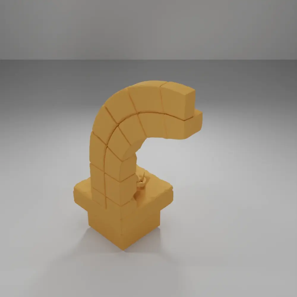 Entrance Arch Right - Ramparts & Ruins - Dungeon Blocks