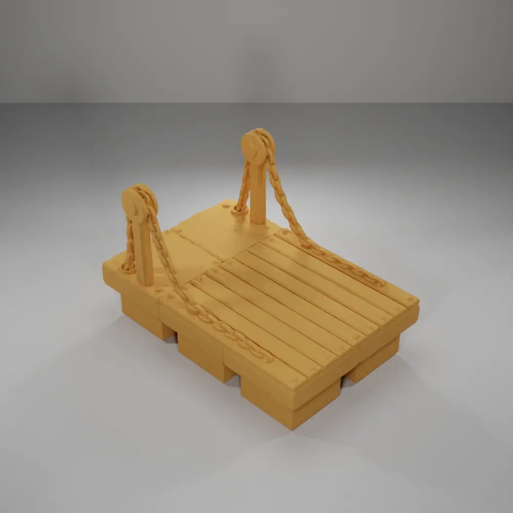 Lowered Drawbridge - Ramparts & Ruins - Dungeon Blocks