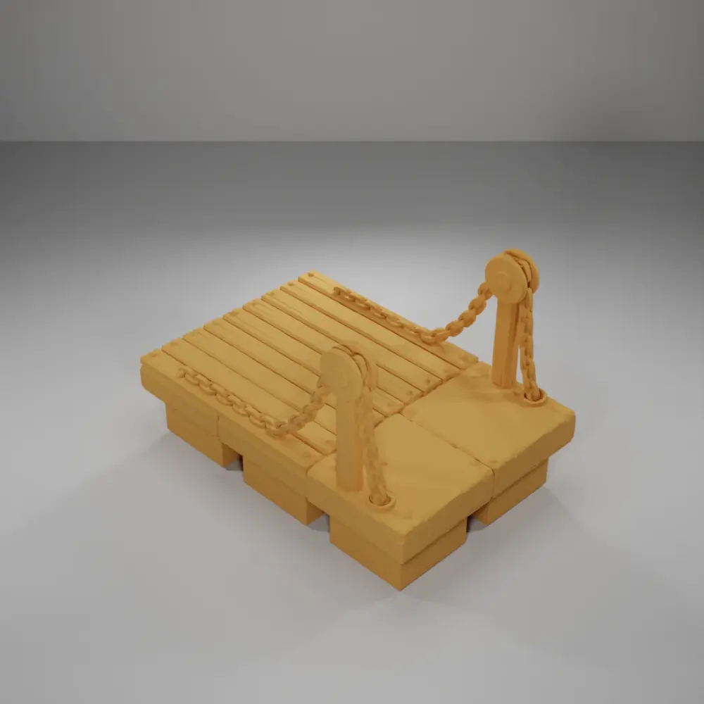 Lowered Drawbridge - Ramparts & Ruins - Dungeon Blocks