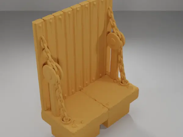 Thin Rampart Angle - Ramparts & Ruins - Dungeon Blocks