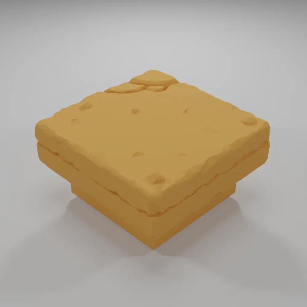 Little Damaged Rock Ground - Ramparts & Ruins - Dungeon Blocks