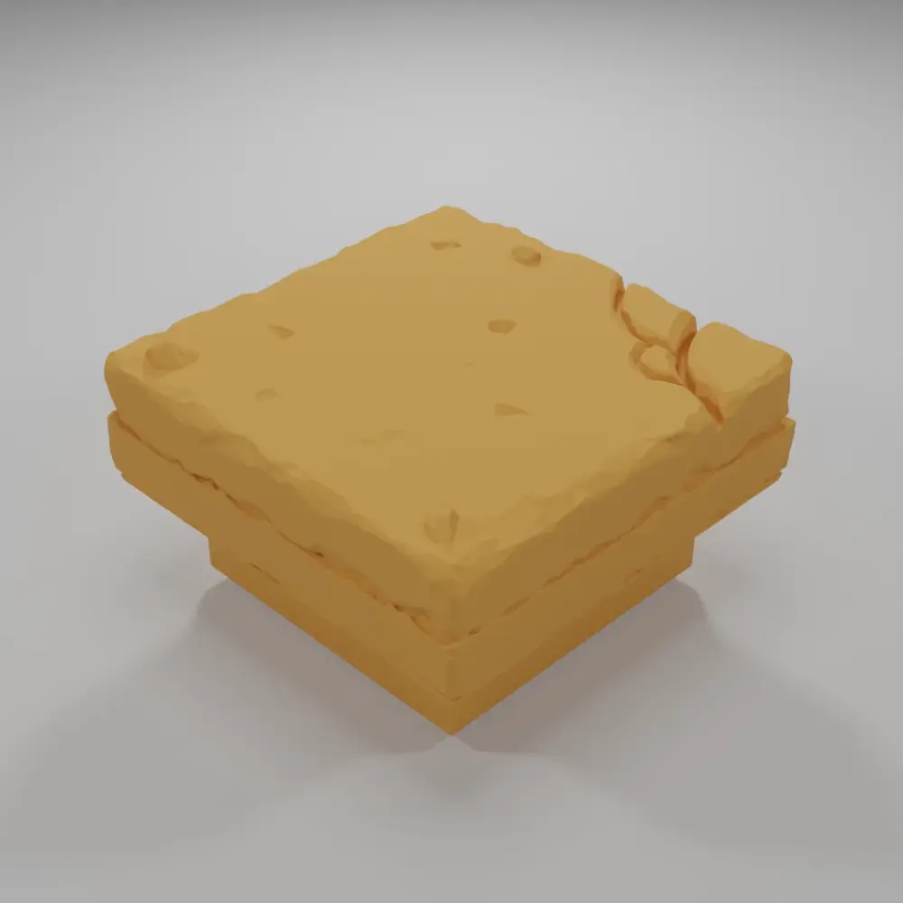 Little Damaged Rock Ground - Ramparts & Ruins - Dungeon Blocks