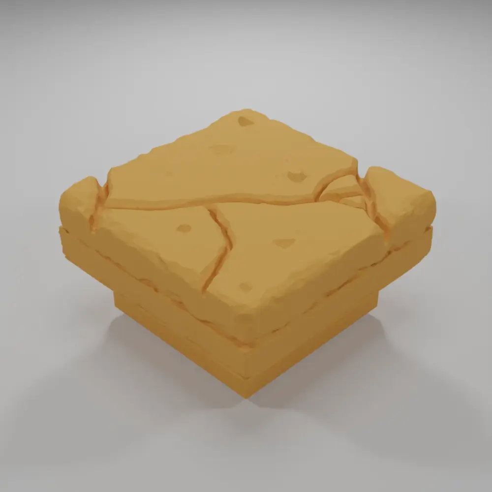 Damaged Rock Ground 2 - Ramparts & Ruins - Dungeon Blocks