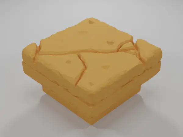 Thin Rampart Angle - Ramparts & Ruins - Dungeon Blocks