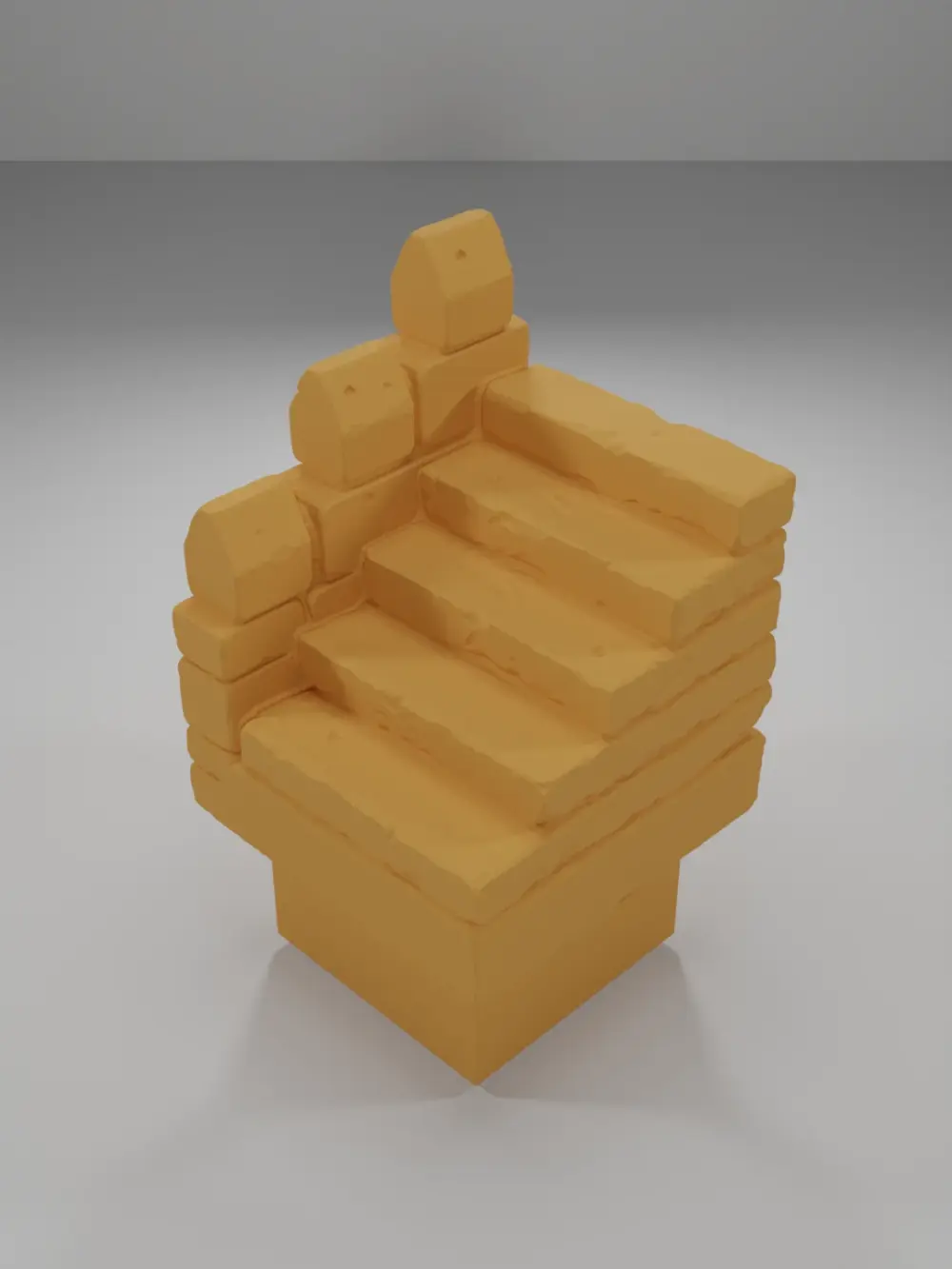 Stairs Left Border - Ramparts & Ruins - Dungeon Blocks
