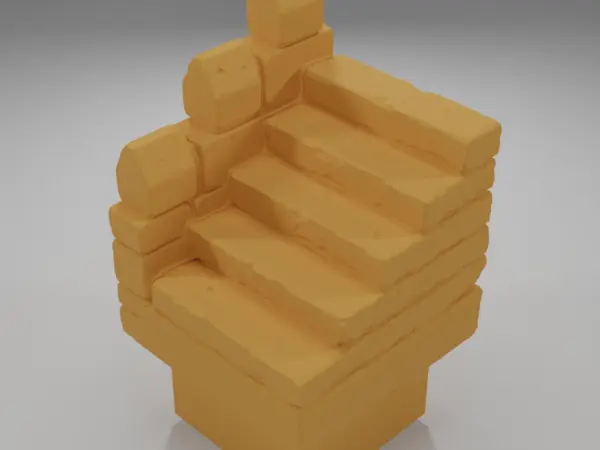 Thin Rampart Angle - Ramparts & Ruins - Dungeon Blocks