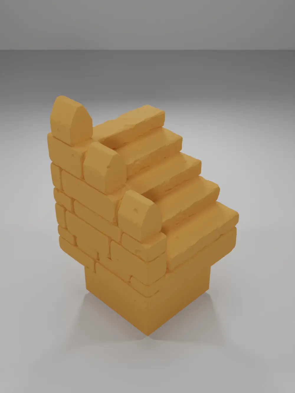 Stairs Left Border - Ramparts & Ruins - Dungeon Blocks