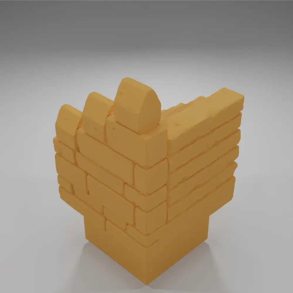 Stairs Right Border - Ramparts & Ruins - Dungeon Blocks