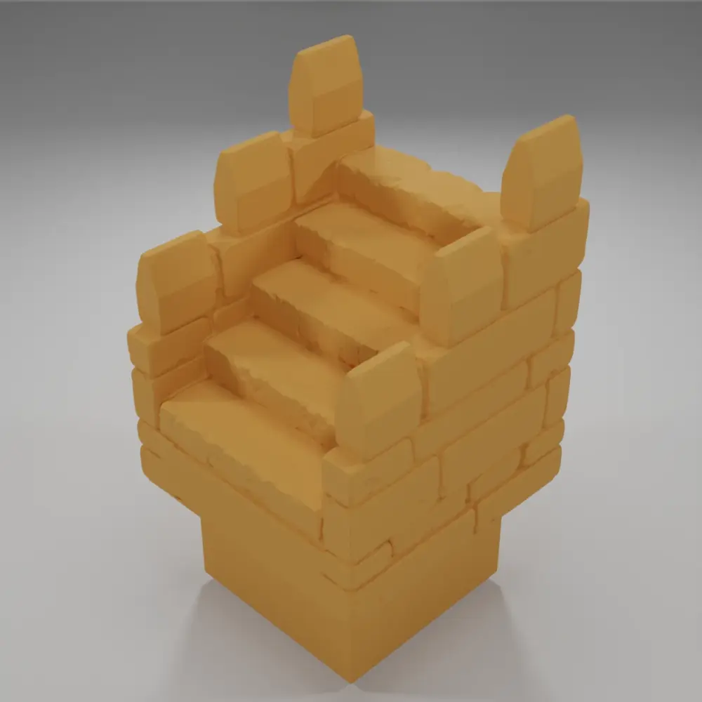 Stairs Border - Ramparts & Ruins - Dungeon Blocks