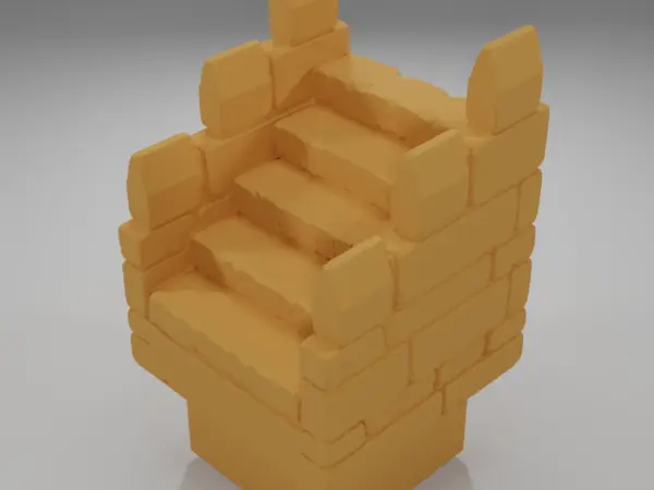 Thin Rampart Angle - Ramparts & Ruins - Dungeon Blocks