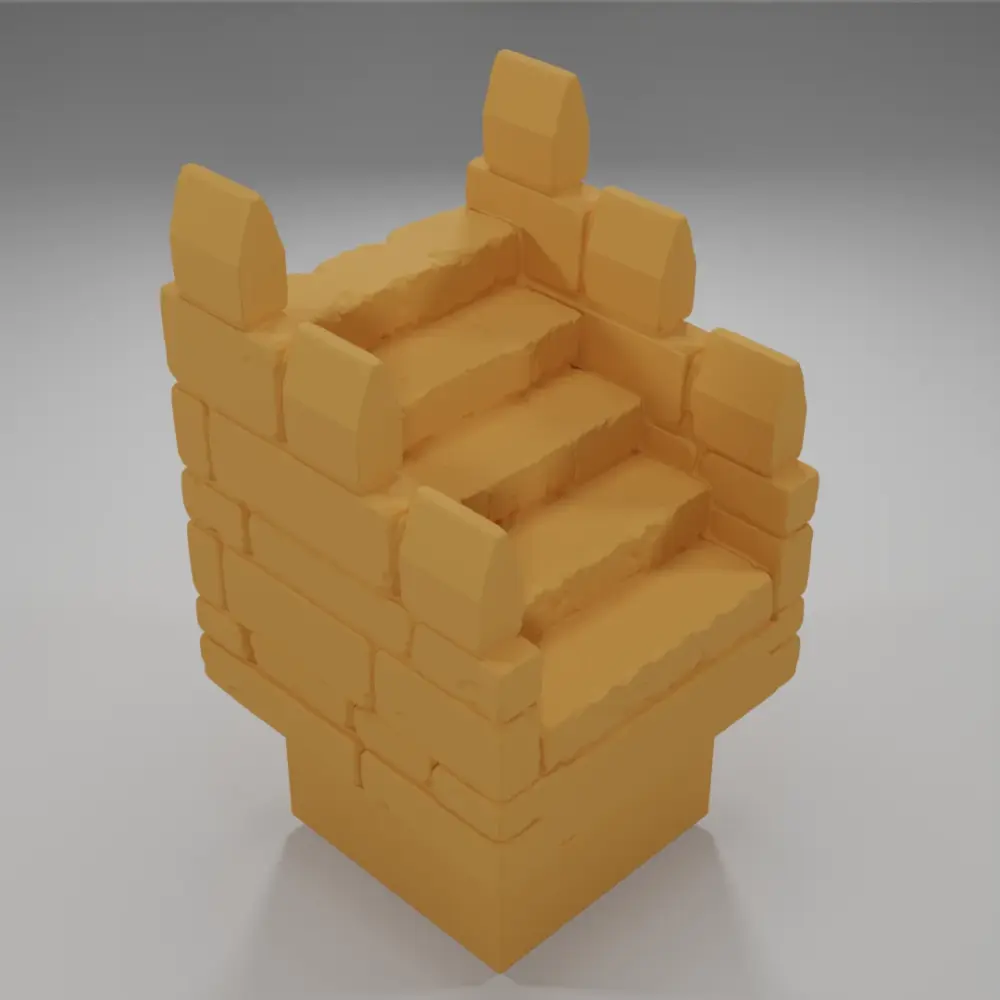 Stairs Border - Ramparts & Ruins - Dungeon Blocks