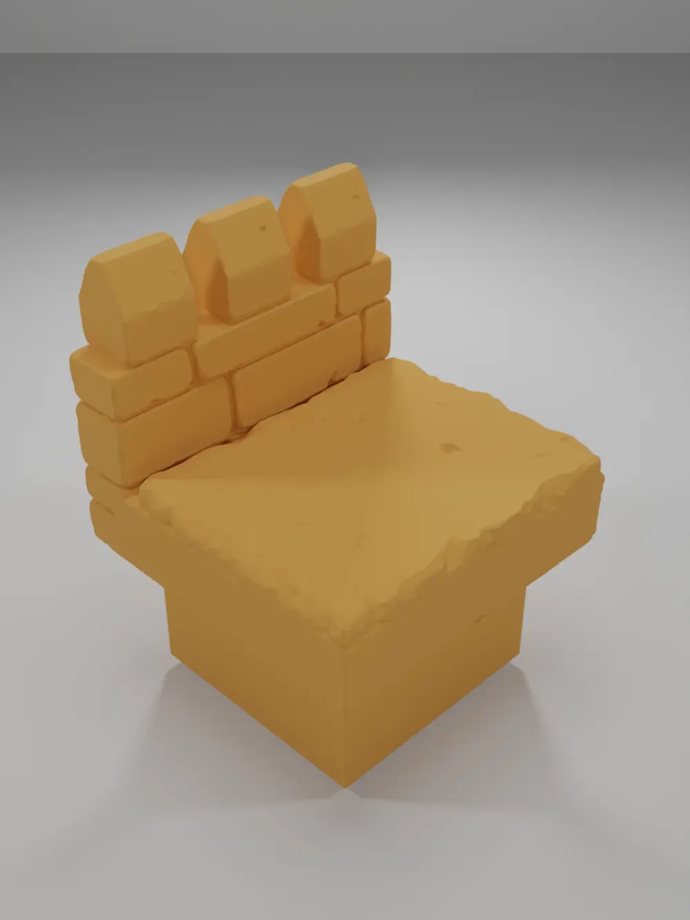 Rampart Straight - Ramparts & Ruins - Dungeon Blocks