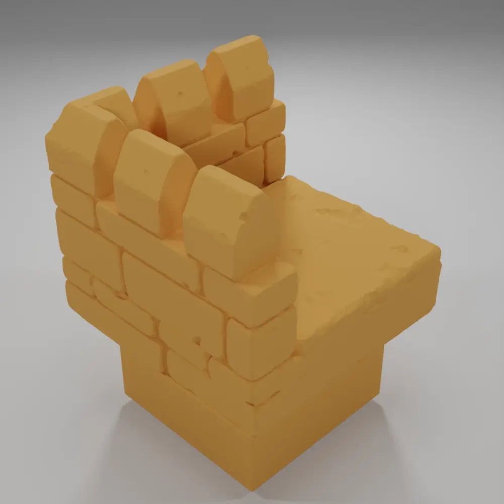 Rampart Angle - Ramparts & Ruins - Dungeon Blocks