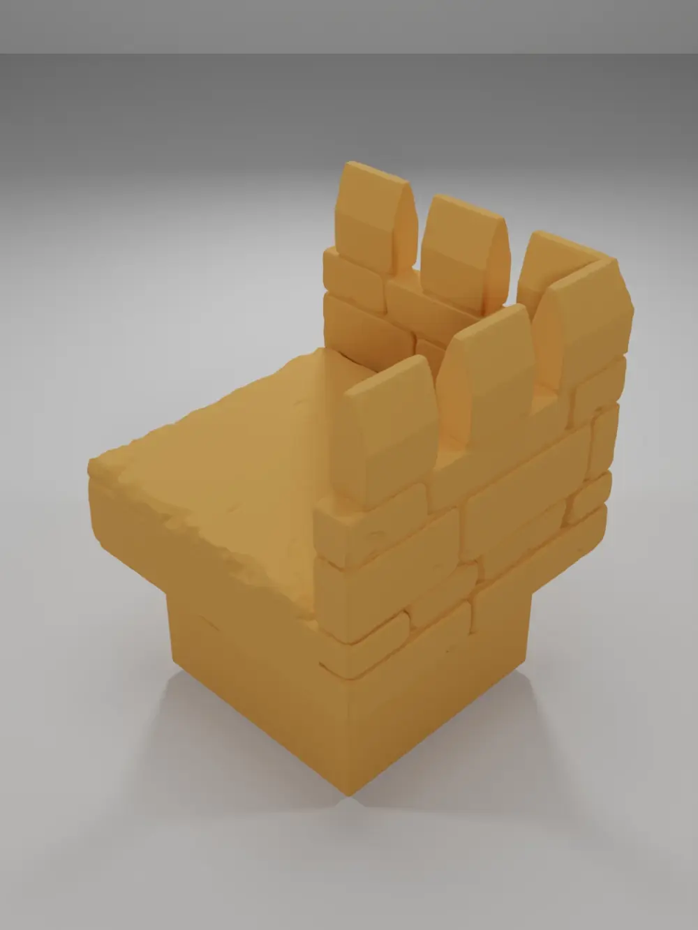 Thin Rampart Angle - Ramparts & Ruins - Dungeon Blocks