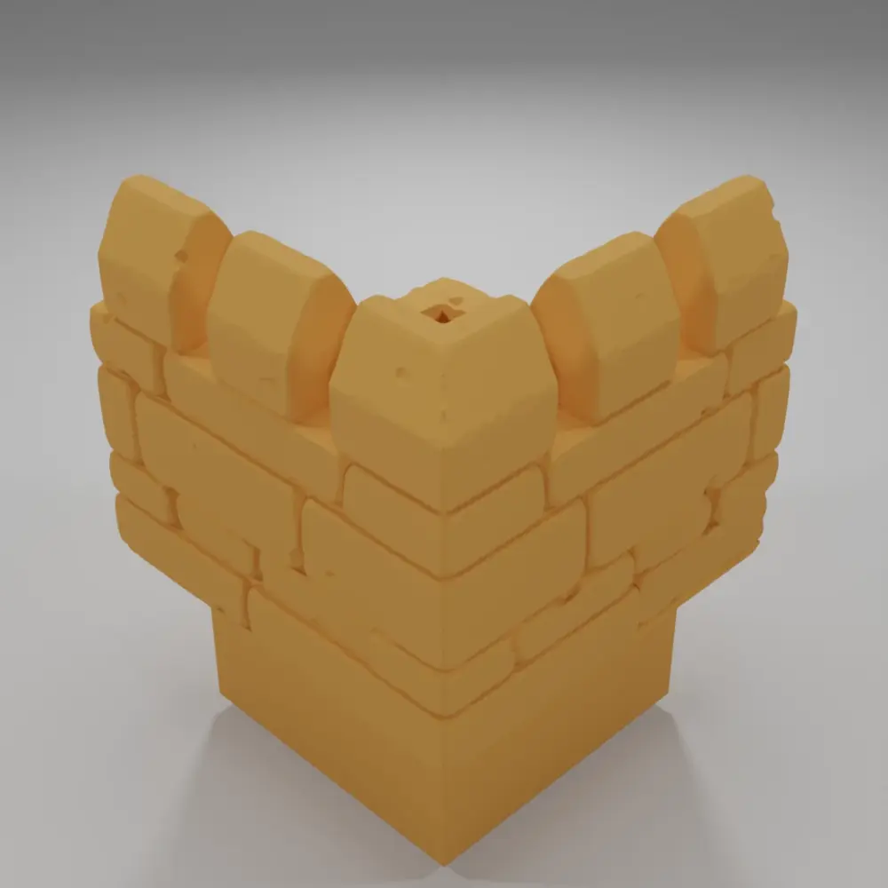 Rampart Angle Stairs Down - Ramparts & Ruins - Dungeon Blocks