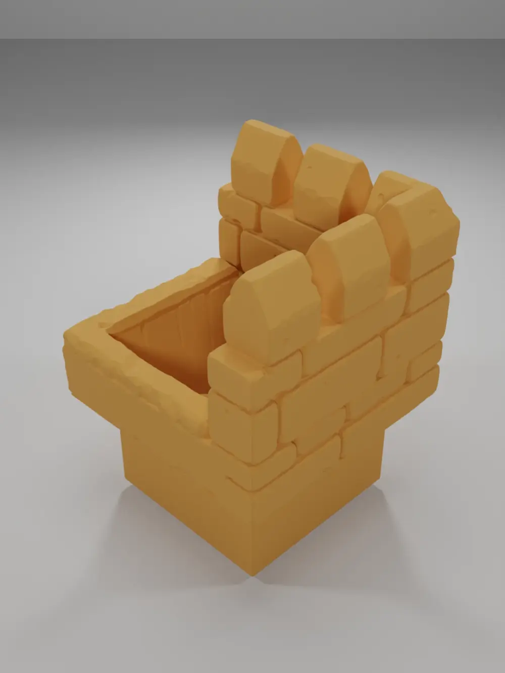Rampart Angle Stairs Down - Ramparts & Ruins - Dungeon Blocks