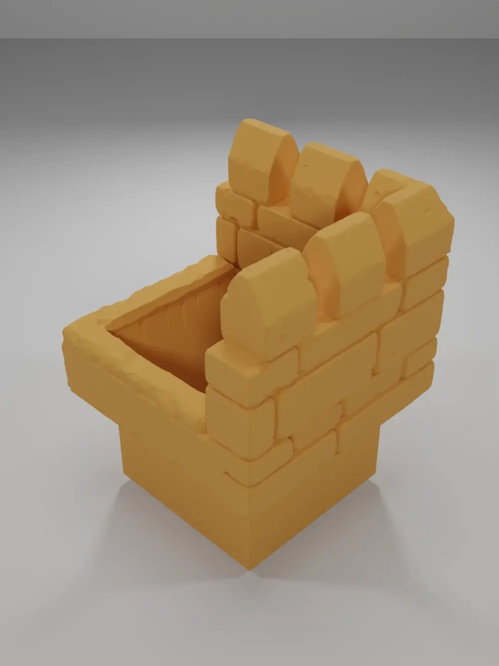 Rampart Angle Ladder Down - Ramparts & Ruins - Dungeon Blocks