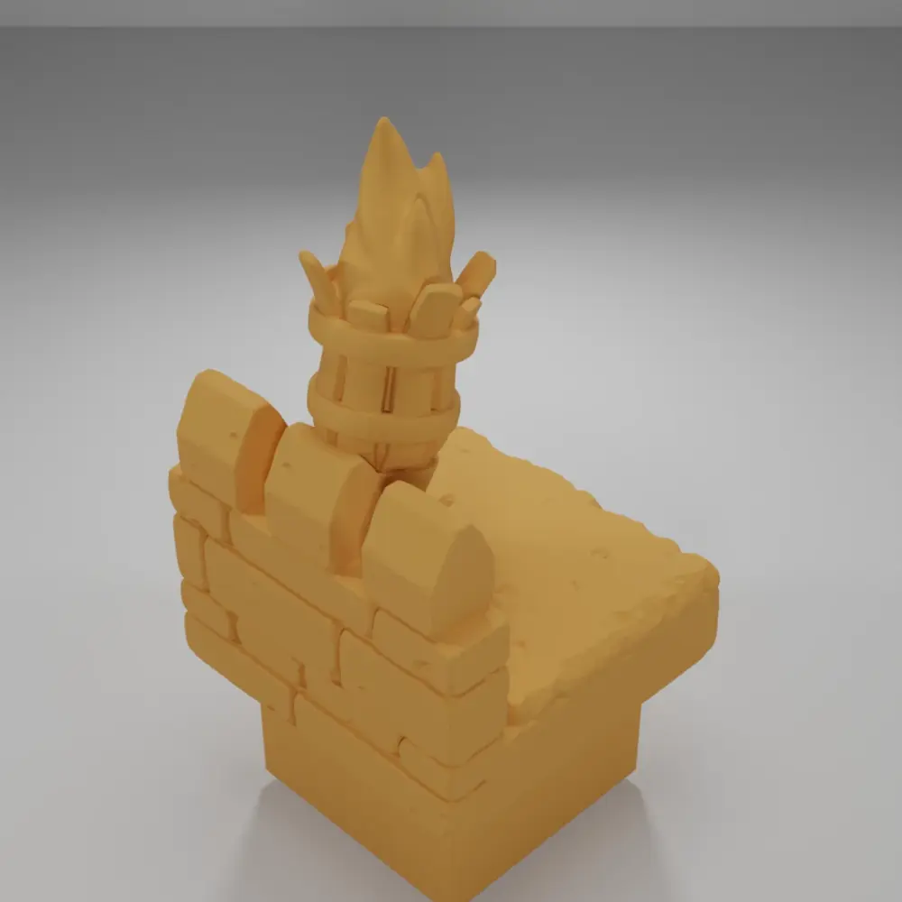 Rampart Light Lit - Ramparts & Ruins - Dungeon Blocks
