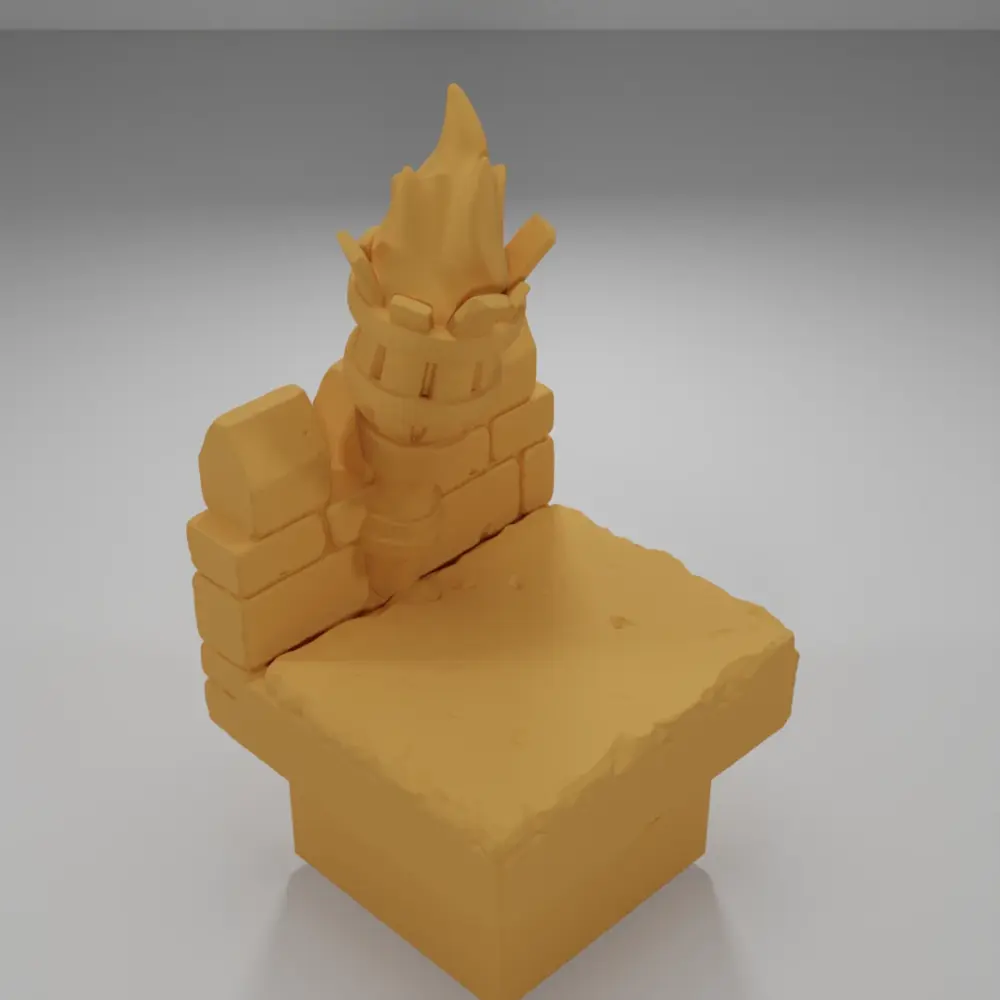 Rampart Light Lit - Ramparts & Ruins - Dungeon Blocks
