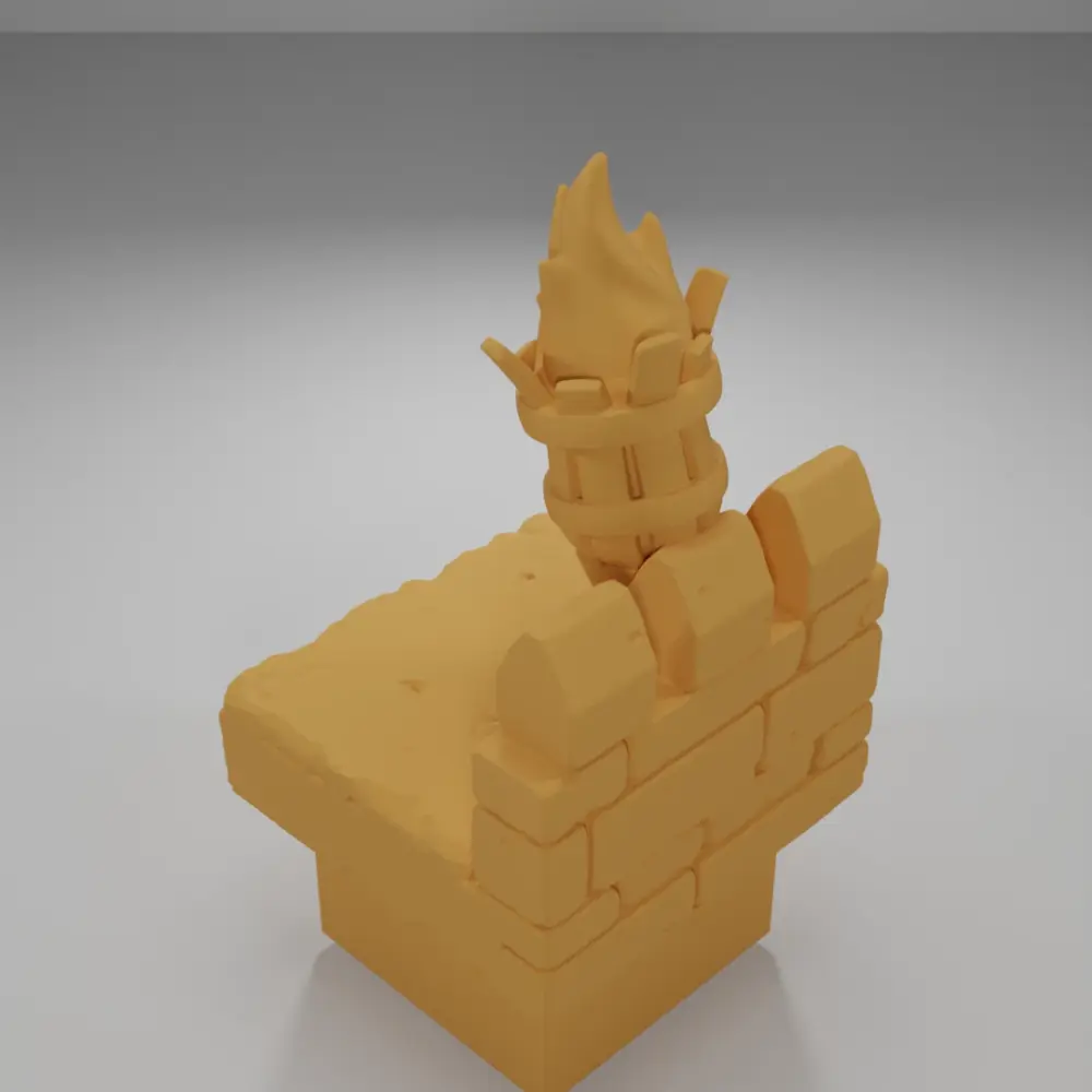 Rampart Light Lit - Ramparts & Ruins - Dungeon Blocks