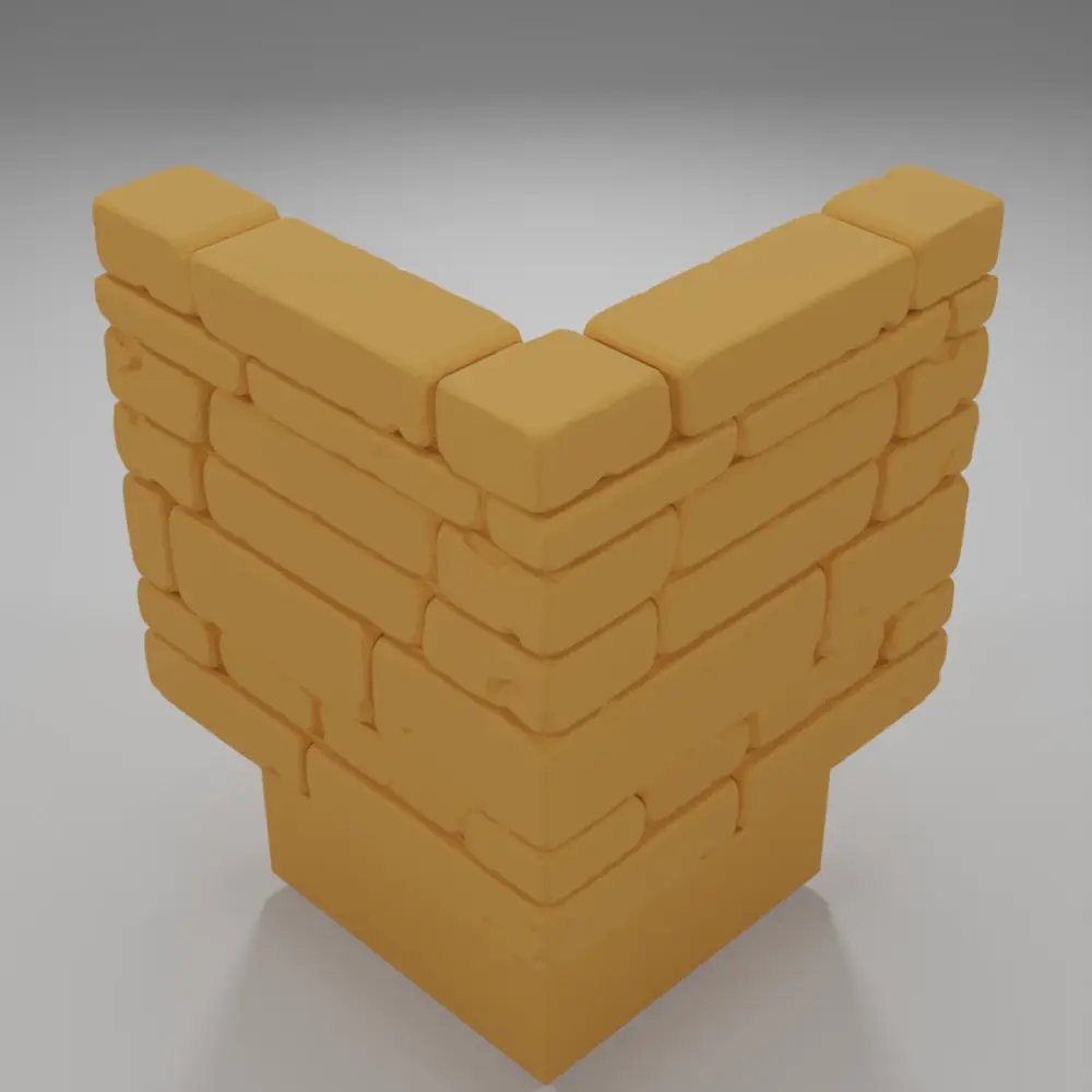Angle Stairs Down - Ramparts & Ruins - Dungeon Blocks