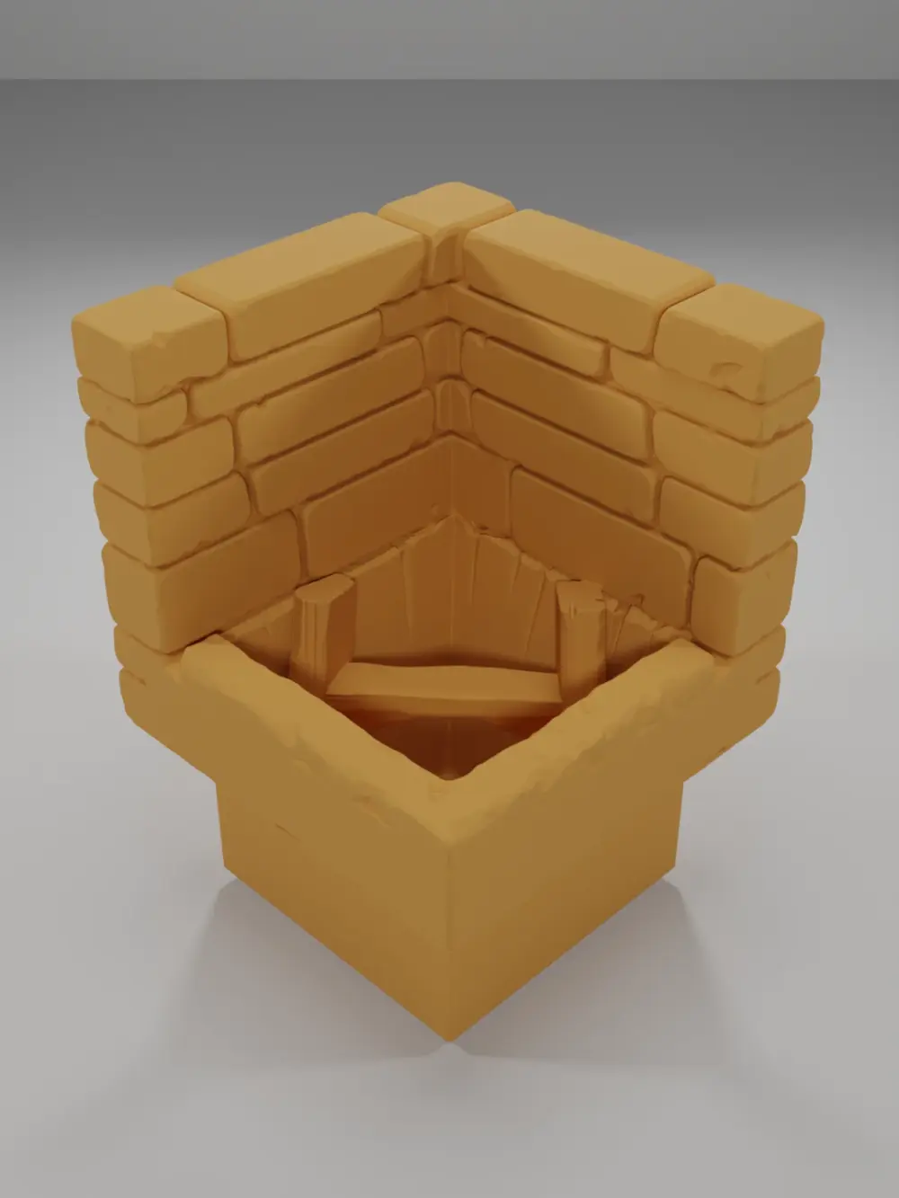 Angle Ladder Down - Ramparts & Ruins - Dungeon Blocks