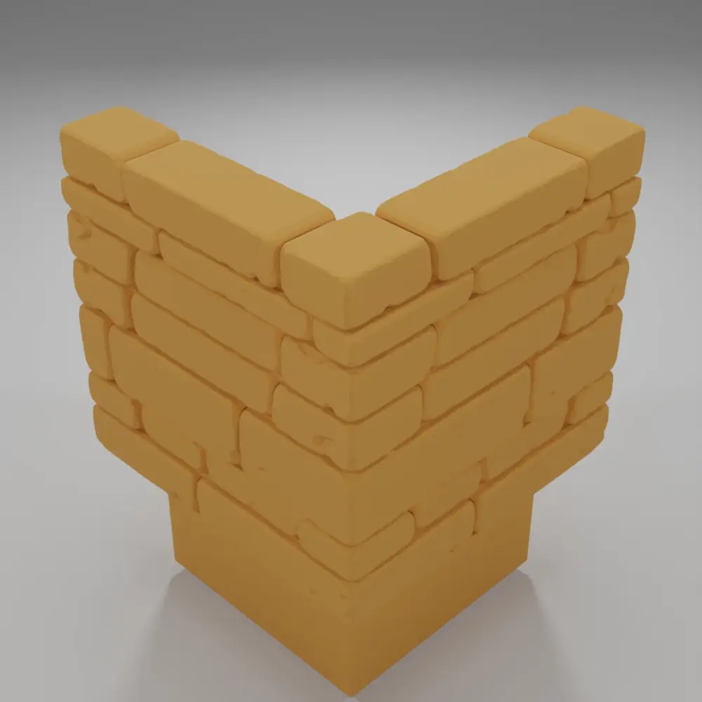 Angle Ladder Down - Ramparts & Ruins - Dungeon Blocks
