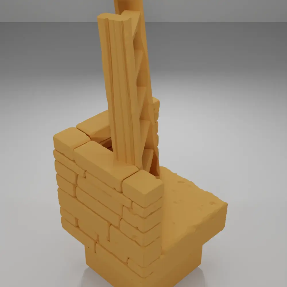 Angle Ladder - Ramparts & Ruins - Dungeon Blocks