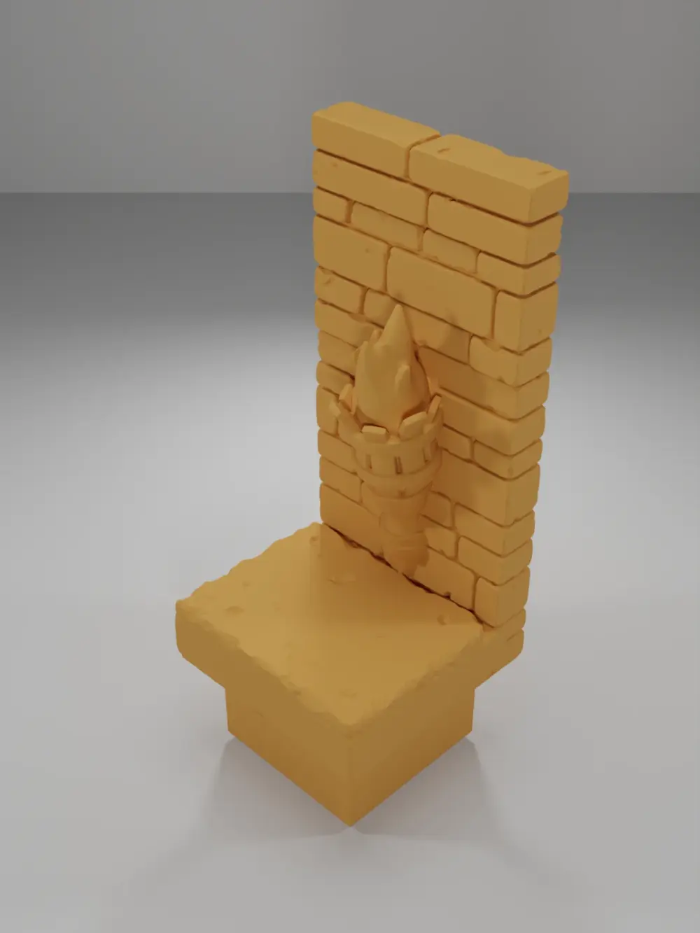 Tall Light Lit - Ramparts & Ruins - Dungeon Blocks