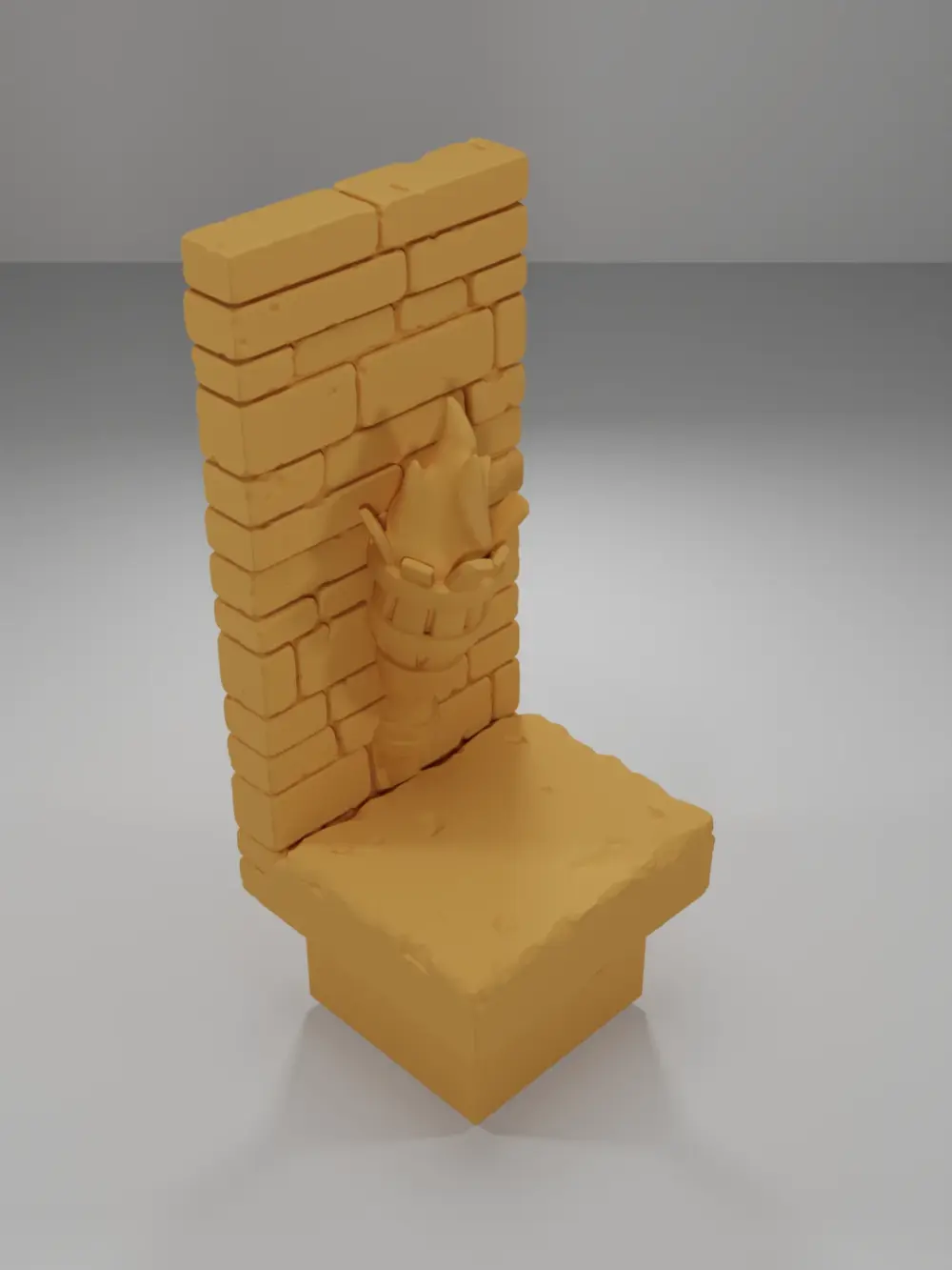 Tall Light Lit - Ramparts & Ruins - Dungeon Blocks