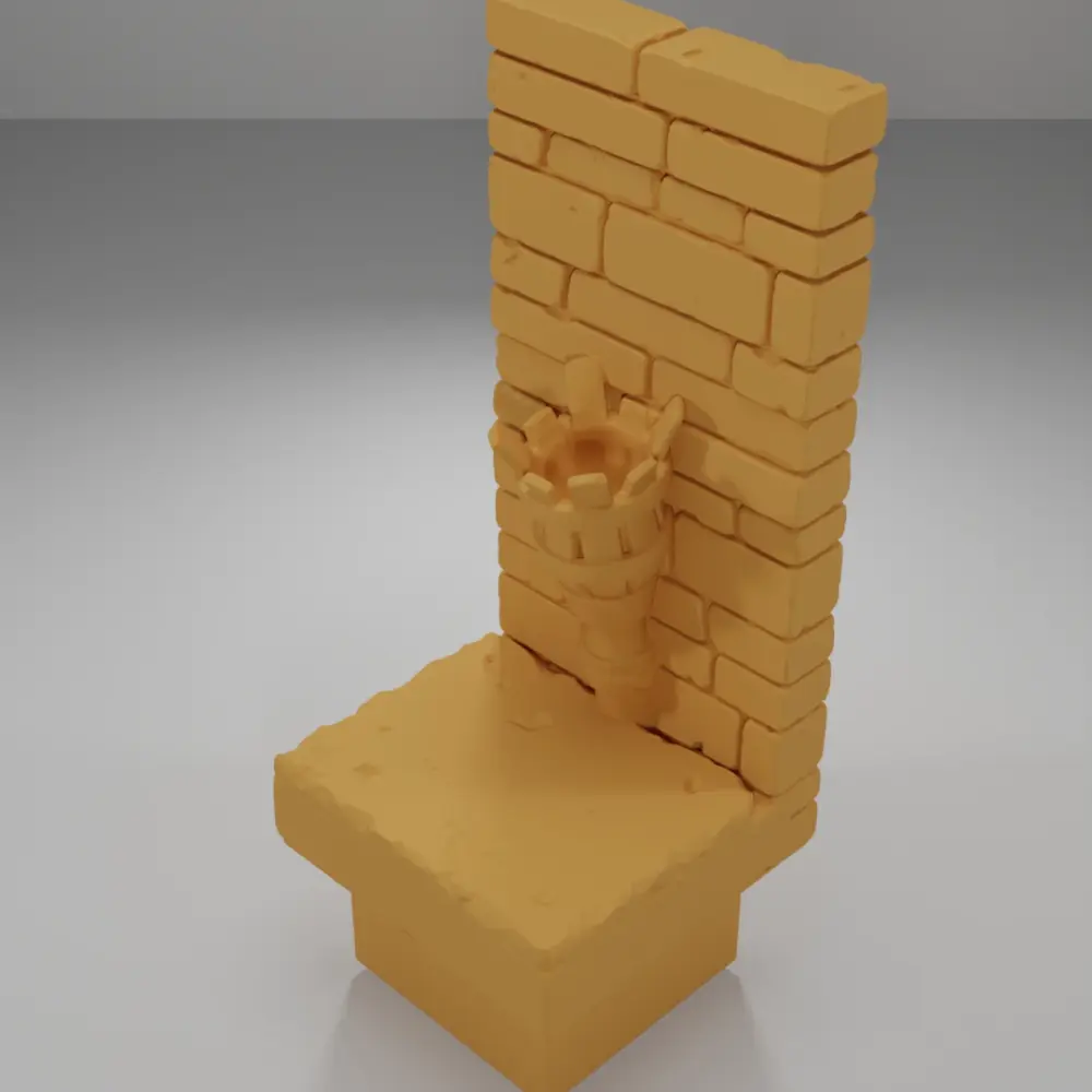 Tall Light Unlit - Ramparts & Ruins - Dungeon Blocks