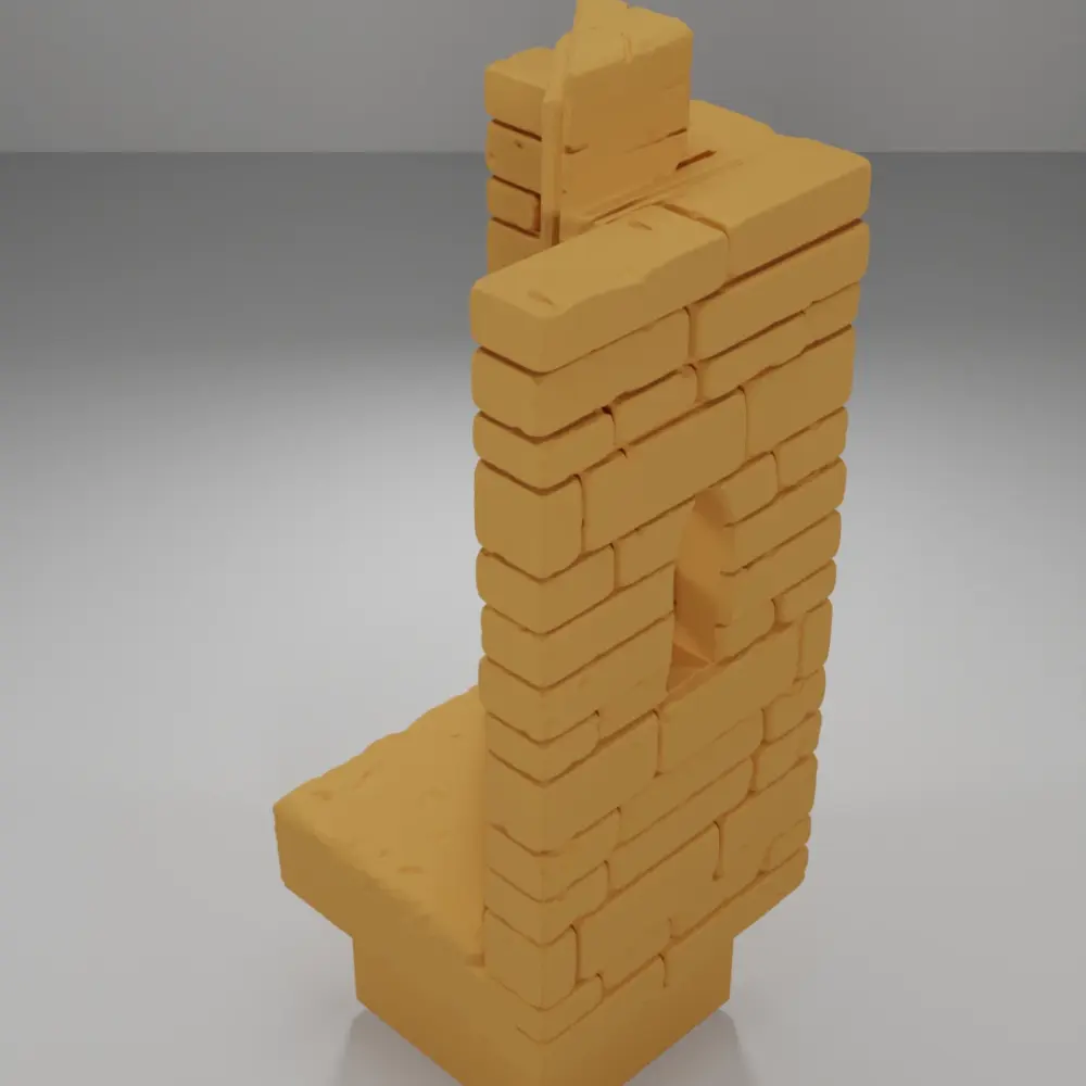 Tall Angle Ladder - Ramparts & Ruins - Dungeon Blocks