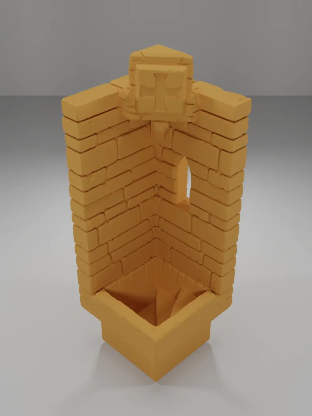 Tall Angle Stairs Down - Ramparts & Ruins - Dungeon Blocks