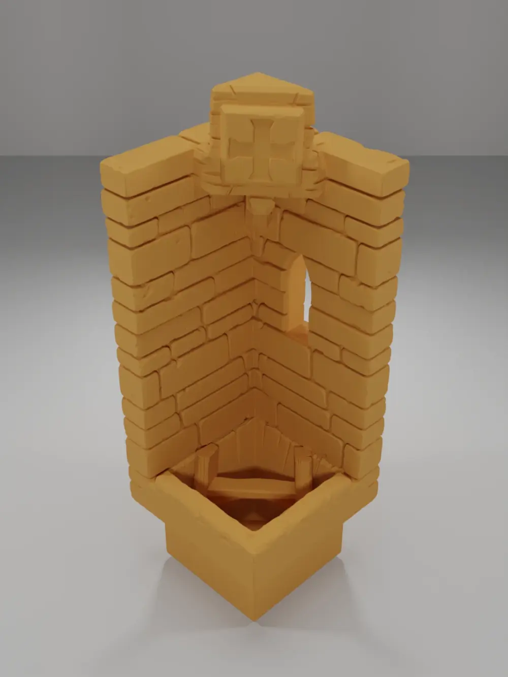 Tall Angle Ladder Down - Ramparts & Ruins - Dungeon Blocks