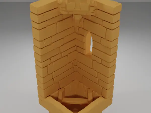 Tall Beveled Angle Arch Right - Ramparts & Ruins - Dungeon Blocks