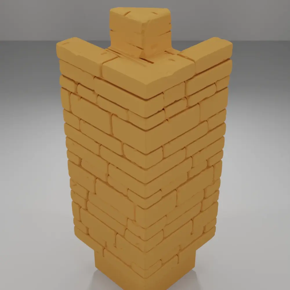 Tall Angle Stairs 1 - Ramparts & Ruins - Dungeon Blocks