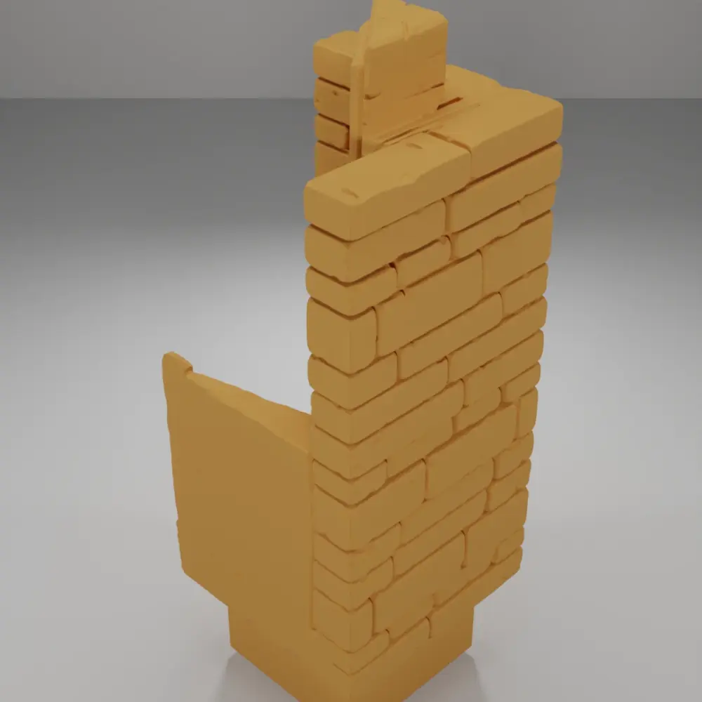 Tall Angle Stairs 1 - Ramparts & Ruins - Dungeon Blocks