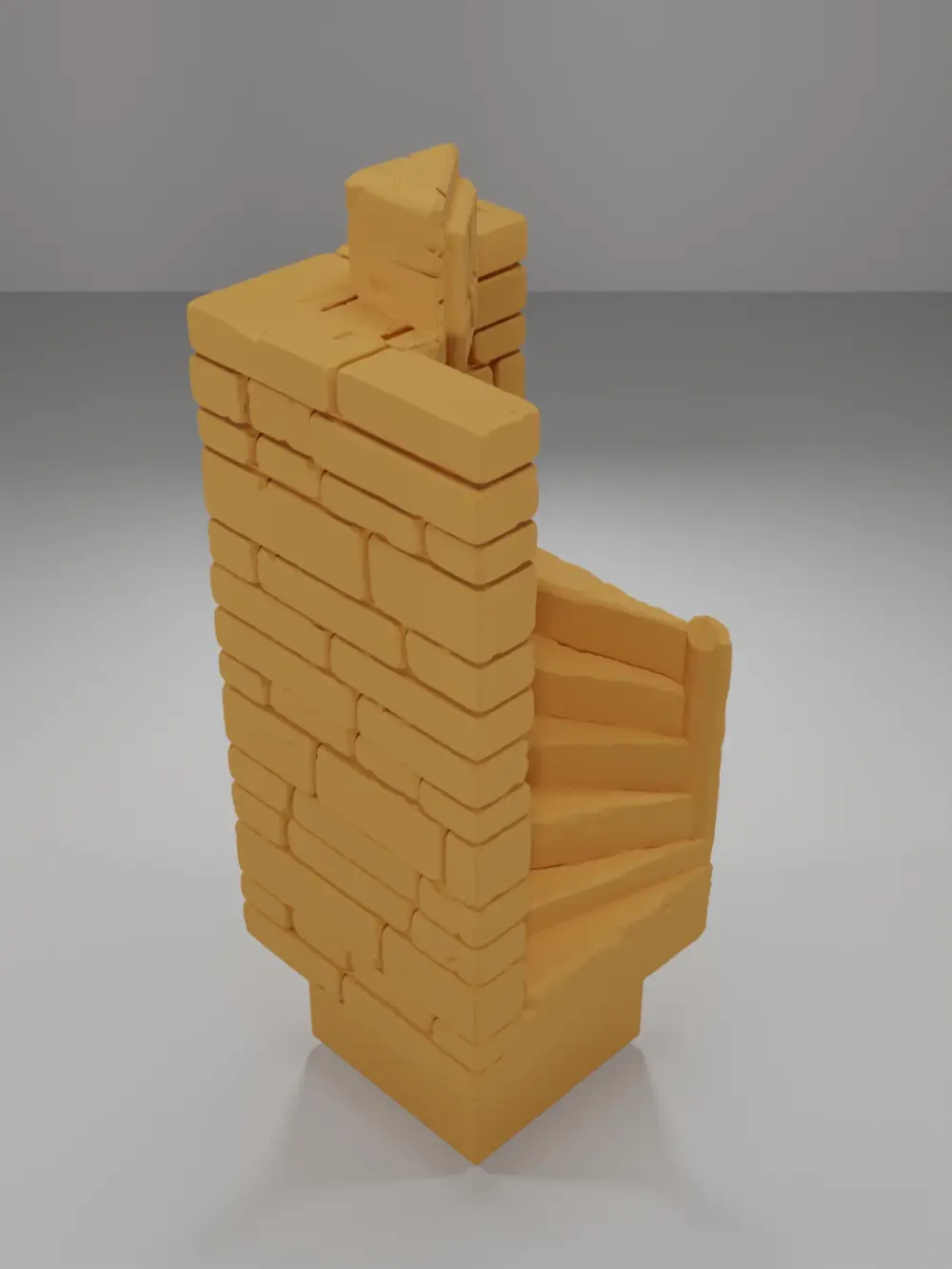 Tall Angle Stairs 1 - Ramparts & Ruins - Dungeon Blocks
