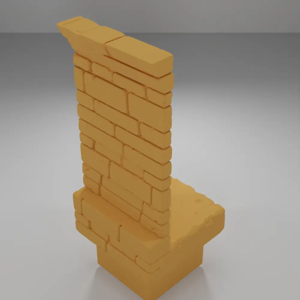Tall Beveled Wall - Ramparts & Ruins - Dungeon Blocks