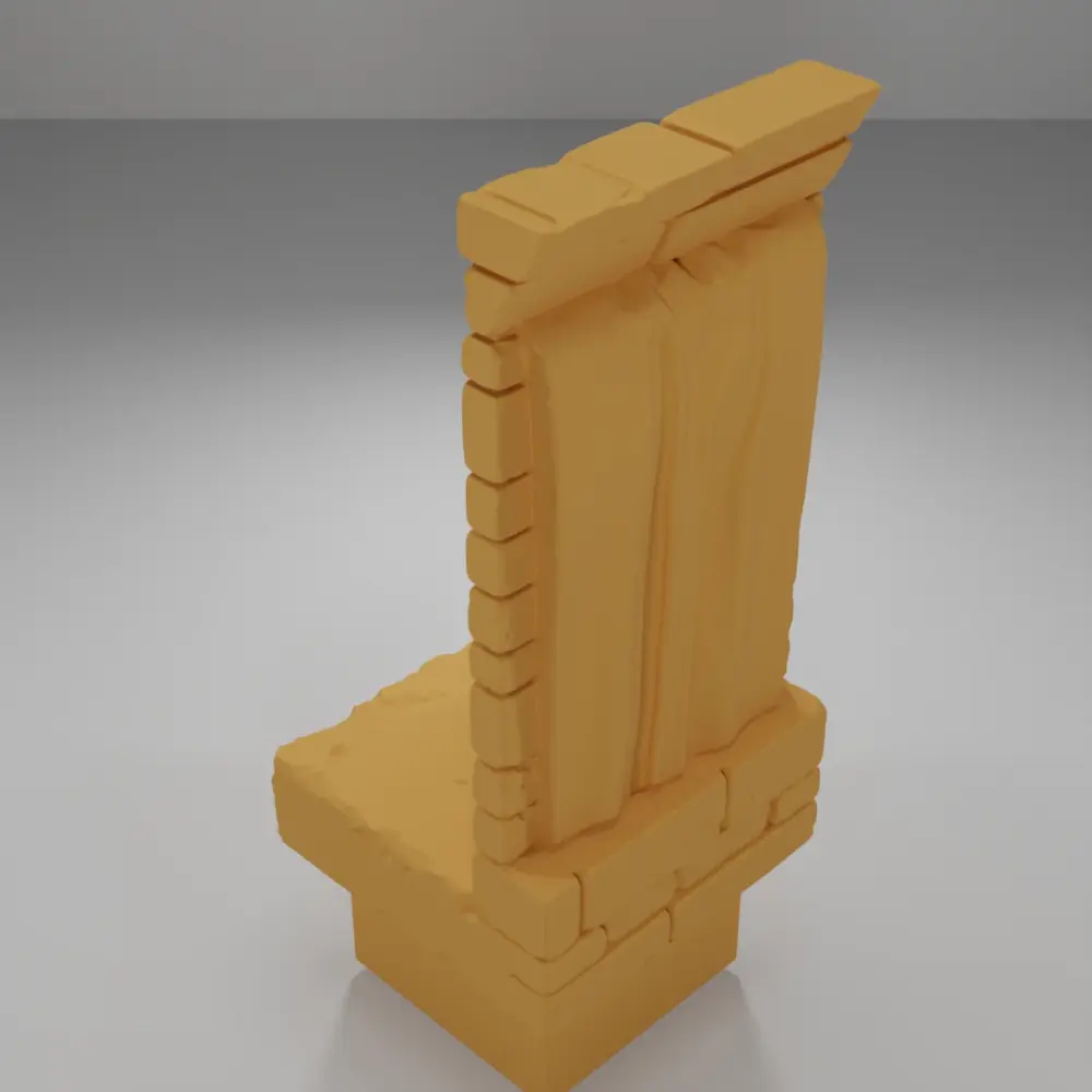 Tall Beveled Flag - Ramparts & Ruins - Dungeon Blocks