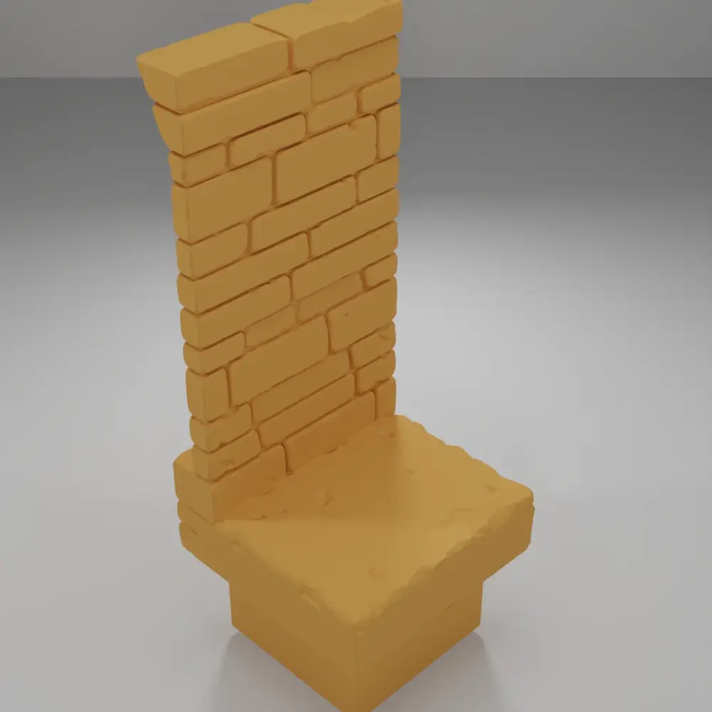 Tall Beveled Flag - Ramparts & Ruins - Dungeon Blocks